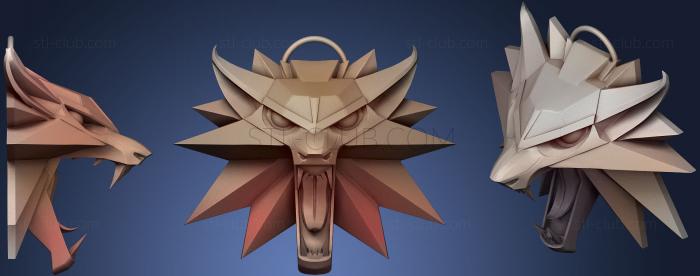 3D модель Медальон Ведьмака (STL)